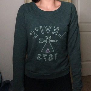 Levi’s dark green sweater